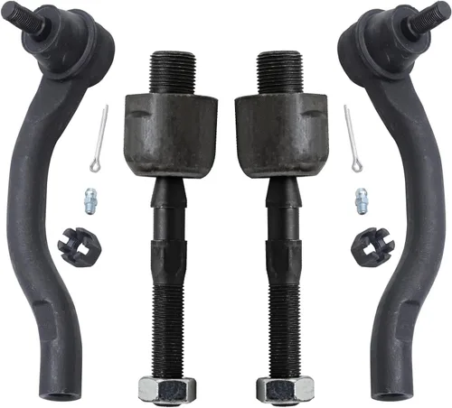 Miniatura 98 de Detroit Axle - 4 barras de acoplamiento delanteras para Kia Forte Koup 14-17, 14-18 Forte Forte5, 4 extremos de barra de acoplamiento exteriores e