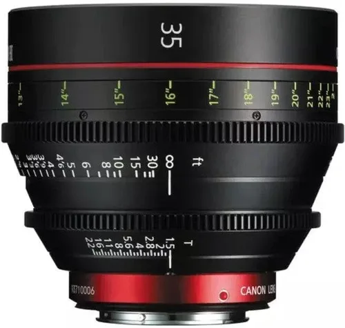 Canon CN-E 1.378 in T1.5 L F Cinema Prime Lens (EF Mount)