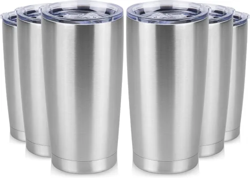 Miniatura 12 de Vaso Térmico de 20 oz de Acero Inoxidable Vasos Térmicos a Granel con Tapa Aislamiento de Doble Pared Tazas de Café Térmicas para Bebidas Calientes