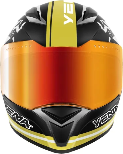 Miniatura 2 de YEMA DOT Approved Full Face Motorcycle Helmet for Adults, Unisex Moped & Street Bike Helmet with Adjustable Air Vents - Lightweight, Comfortable Fit
