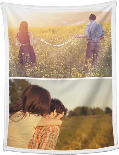 Miniatura 20 de Mantas personalizadas con collage de fotos, mantas personalizadas con texto y imagen, mantas de franela suave, mantas de cama regalo para bebé