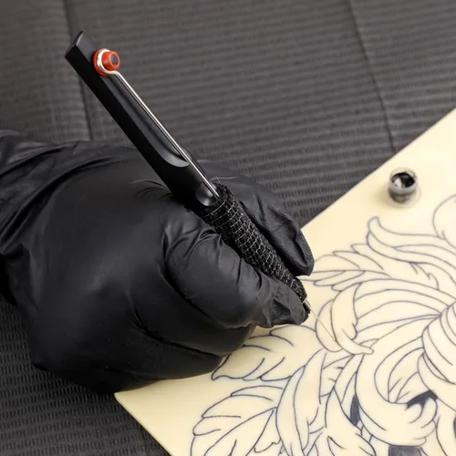 Miniatura 5 de HAWINK Kit de tatuaje Kit de bolígrafo de tatuaje Poke a Stick Kit de herramientas de mano de tatuaje con 7 tintas 20 agujas PCS GK-HW803TN01-1