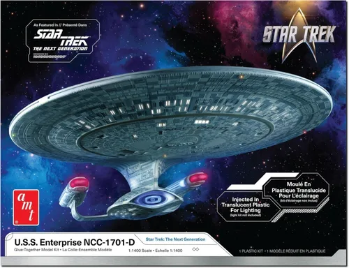 Miniatura 14 de AMT 1296 Star Trek Clásico U.S.S. Enterprise 1:650 Kit de Modelado