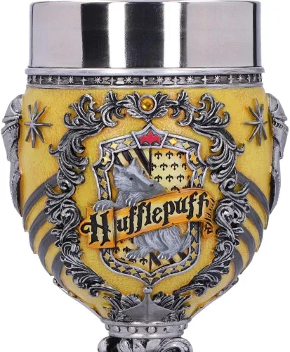 Miniatura 5 de Nemesis Now Harry Potter Hufflepuff Hogwarts House - Copa coleccionable, 1 unidad (paquete de 1), plata amarilla, 6.8 fl oz