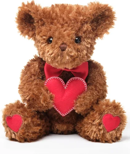 Miniatura 13 de Bearington Lawless Lover Oso de Peluche del Día de San Valentín, 10 pulgadas Animales de Peluche del Día de San Valentín Regalo Ideal para Niños