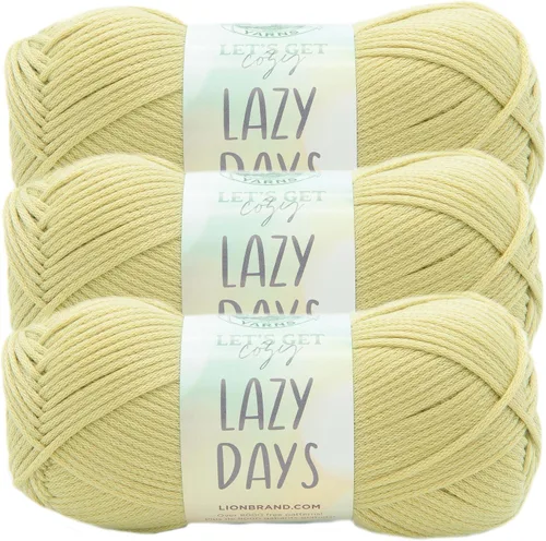 Miniatura 10 de Lion Brand Lazy Days - Ovillo de lana para principiantes, para tejer, ganchillo y manualidades, color Bluebell, 1 unidad