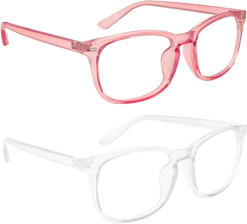 Miniatura 14 de Gafas de luz azul para mujer, lentes de bloqueo de luz azul para hombre, gafas de luz azul para niñas, juegos de computadora Transparencia