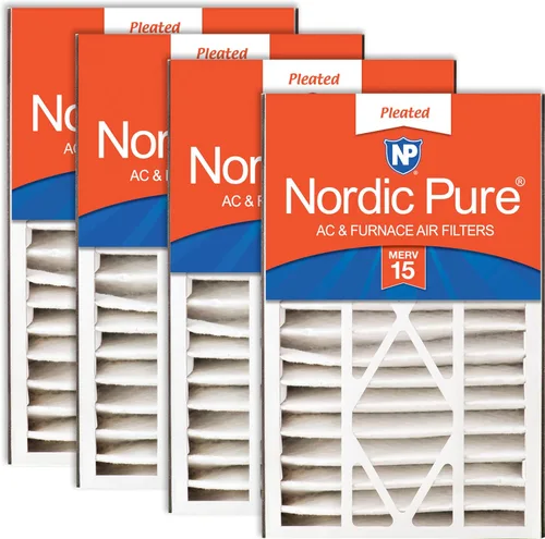 Miniatura 38 de Nordic Pure 16 x 25 x 5 (tamaño real: 15 5/8 x 24 1/8 x 4 7/8) Filtro de aire Air Bear Merv 8 de repuesto para reducción de olores de carbono puro