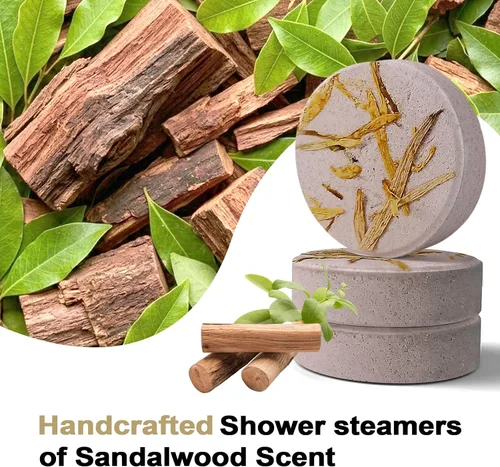 Miniatura 3 de SWCANDY - Vaporizadores de ducha de aromaterapia, regalos de cumpleaños para mujeres, esenciales de viaje, 8 piezas de menta de coco, bombas de baño
