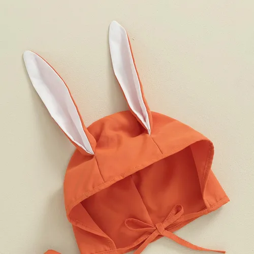 Miniatura 3 de Traje de Pascua para bebé recién nacido, sin mangas, con sombrero, ropa de Pascua