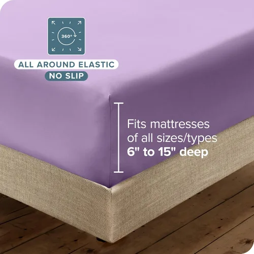 Miniatura 150 de Bare Home Hotel Luxury - Juego de sábanas tamaño individual, extra suave, 4 piezas, bolsillos profundos, ajuste fácil, refrescante y transpirable