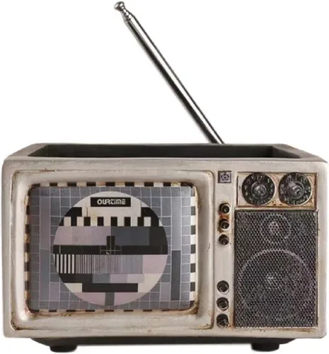 Miniatura 16 de Macetas de madera, mini maceta, maceta retro de resina para suculentas, bonsái, soporte de escritorio, mini adorno (caoba radio)