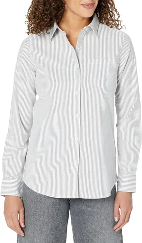 Miniatura 12 de Amazon Essentials Camisa Oxford elástica de manga larga con botones para mujer (disponible en tallas extragrandes)