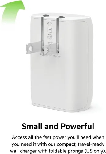 Miniatura 6 de Belkin Bloque de cargador USB C de 30 W, entrega de energía USB-C, carga súper rápida PPS - Samsung Galaxy S25, Apple iPhone 17, Air, Pro Max, iPad