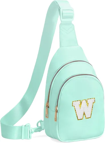 Miniatura 116 de Regalos de cumpleaños Viverte para niñas de 7, 8, 9, 10, 11, 12, 13 años, pequeño bolso cruzado de hombro con inicial, bolso cruzado de hombro