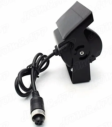Miniatura 7 de Remolque de autobús CCD impermeable de 4 pines, 18 LED, visión nocturna, visión trasera, cámara de respaldo inversa para autobús, camión