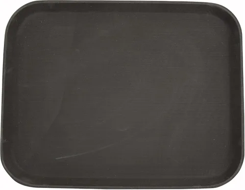 Miniatura 6 de Winco - Bandeja redonda fácil de sostener, 11 pulgadas, negro mediano