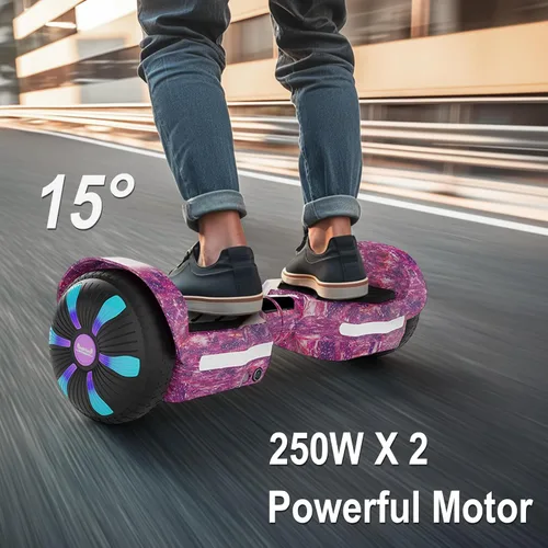 Miniatura 6 de Scooter, luces LED Bluetooth y Corlorful, potencia de rango de 7.5 mph y millas por motor dual de 250 W, regalos para niños y adultos, niñas y niños