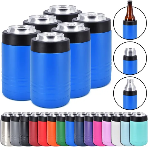 Miniatura 14 de Clear Water Home Goods - Enfriador de bebidas de acero inoxidable de doble pared aislado al vacío de 12 onzas - Revestimiento en polvo negro