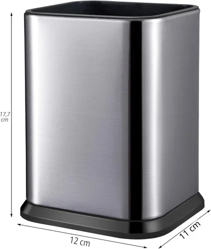 Miniatura 5 de RedCall Soporte de utensilios de cocina de acero inoxidable para encimera, organizador de espátula, organizador de espátula, moderno y rectangular