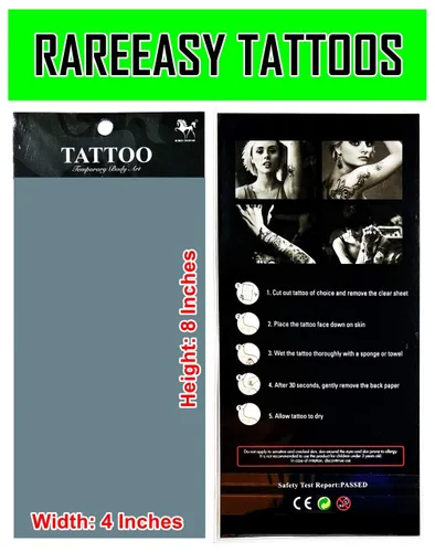 Miniatura 3 de Tatuajes 2 hojas hermosas rosas negras enredaderas temporales tatuajes adhesivos falsos cuerpo brazo pecho hombro tatuajes para hombres