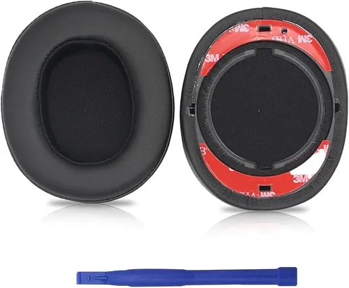 Aiivioll Almohadillas de repuesto compatibles con auriculares JBL E55BT, almohadillas de piel sintética de proteína, almohadillas de repuesto para
