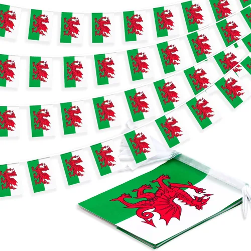 Miniatura 23 de Bandera de cuerda de Albania, pequeña mini bandera de Albania, bandera de escarapela, decoración nacional del país para escuela, fiesta, eventos