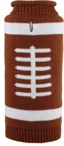 Miniatura 7 de The Worthy Dog Suéter de cuello alto de punto grueso, ropa cálida de invierno para perro, trajes de abrigo para mascotas para clima frío - XXS, gris