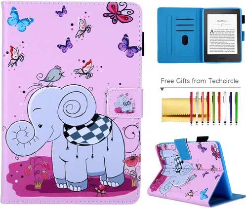 Miniatura 11 de Funda tipo libro para Kindle Paperwhite de 10ª/7ª/6ª/5ª generación, funda protectora ligera con ranuras para tarjetas, encendido automático