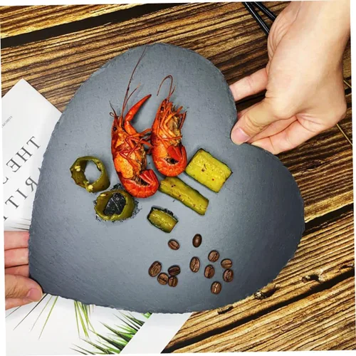 Miniatura 6 de Juego de platos en forma de corazón Charcutería Plato para servir Cena Plato de sushi Desayuno Plato de postre Bandeja de carne