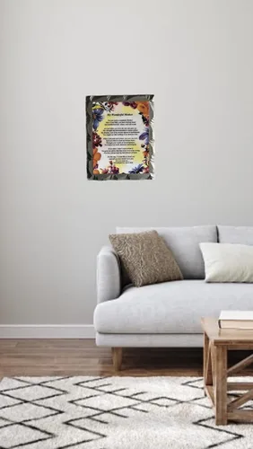 Miniatura 4 de leGna "My Wonderful Mother" - Homenaje artístico para pared con poema inspirador solo para ella, un regalo para todas las ocasiones; en placa
