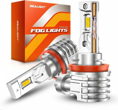 Miniatura 21 de SEALIGHT Bombillas 9005/HB3 H11/H8/H9, Luz 9005 H11 con Plug and Play, 60,000LM, Sin polaridad, Visión de conducción más amplia, Bombillas de luz