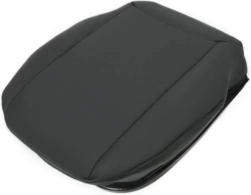 Miniatura 7 de HECASA Funda de asiento izquierdo compatible con Mercedes Benz C250 C300 C350 2008-2014 parte inferior de cuero para lado del conductor, color negro