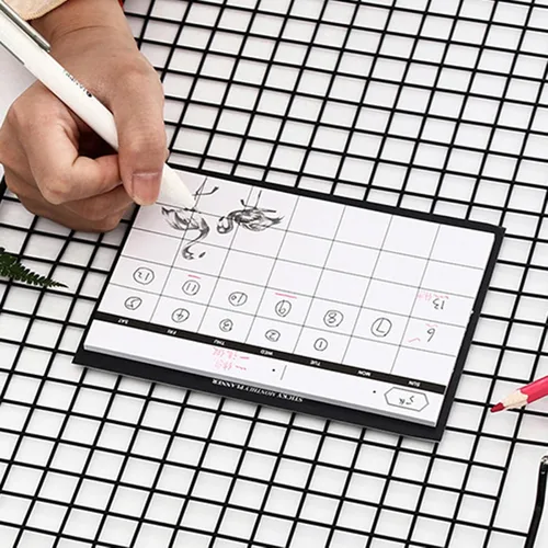 Miniatura 9 de Planificador de horario, bloc semanal, calendario mensual, organizador de tareas, libro de pared, escritorio, bloc de notas, planificación, día