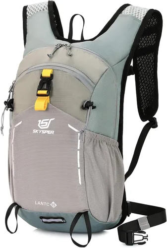 SKYSPER Mochila de senderismo pequeña – Mochila de viaje de 15 L, ligera, resistente al agua, mochilas de senderismo para mujeres y hombres,