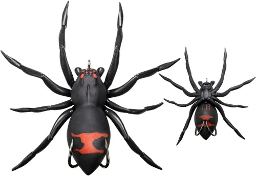 Miniatura 10 de LUNKERHUNT Señuelo de Araña Fantasma para Pesca de Lubina (2.5 Pulgadas) Señuelo de Pesca de Araña de Superficie con Acción de Caminar Natural