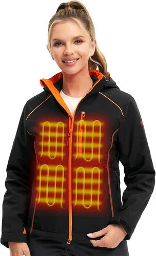 Miniatura 2 de PROSmart 12V Women's Heated Jacket - Waterproof Electric Heating Coat Warming Jackets for Women with