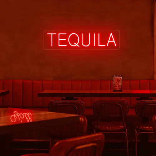 Miniatura 17 de Letrero de neón con texto en inglés «All You Need Is Tequila» de 23 pulgadas, para decoración de pared para el hogar, bar, pub, club