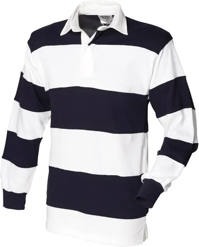 Miniatura 6 de Camisa de rugby de manga larga con rayas cosidas en la primera fila