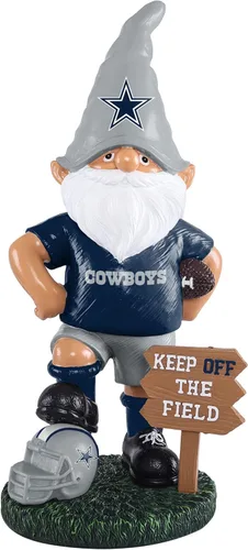 Miniatura 10 de FOCO NFL Unisex-Adult NFL Team Logo Keep Off The Field Garden Statue Outdoor Gnome 8" Color del