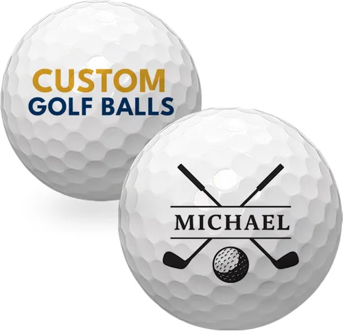 Pelotas de golf personalizadas de With Love From Julie para hombres - Bolas de golf personalizadas - Regalos personalizados de bolas de golf para