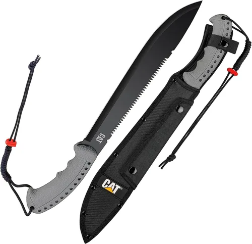 Miniatura 7 de Cat Machete con funda de correa para el hombro, 19 pulgadas, cuchillo de hoja de acero inoxidable con mango de herramienta ergonómico y cómodo