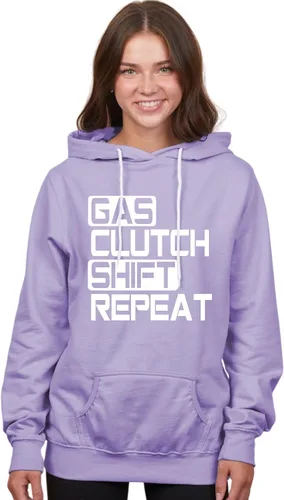 Miniatura 6 de Go All Out Sudadera con capucha Gas Clutch Shift Repeat para hombre y mujer