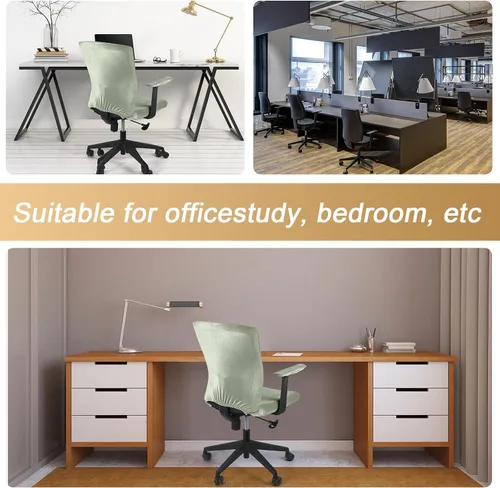 Miniatura 6 de Tallew Juego de 4 Fundas para Silla de Oficina, Fundas Universales Elásticas para Computadora, Fundas Protectoras Estiratables para Asiento