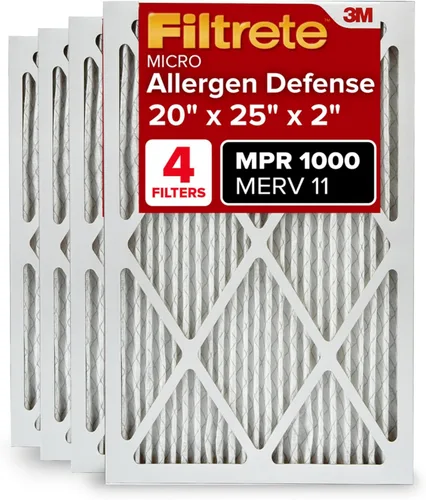 Miniatura 31 de Filtrete - Filtro de aire para aire acondicionado y calefactor, 20 x 20 x 1 pulgadas, MERV 11, MPR 1000, defensa contra micro alérgenos, filtro