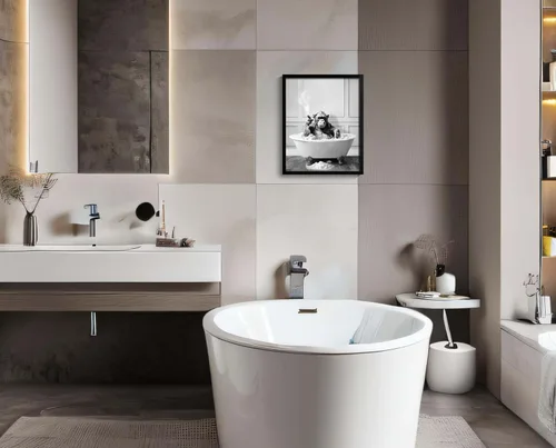 Miniatura 3 de Arte de pared enmarcado para decoración de baño, chimpancé en la bañera, arte de pared en blanco y negro, divertidos letreros de decoración de pared