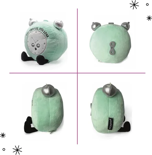 Miniatura 6 de Punchkins Despertador de Alarma de Peluche - Si te duermes, pierdes. Divertido reloj de peluche, juguete de peluche atrevido y novedoso para regalar