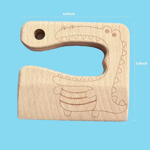 Miniatura 4 de Paquete de 2 cuchillos de madera de dinosaurio