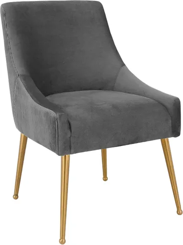 Miniatura 11 de Tov Furniture Beatrix - Silla auxiliar de comedor de terciopelo plisado (rubor)