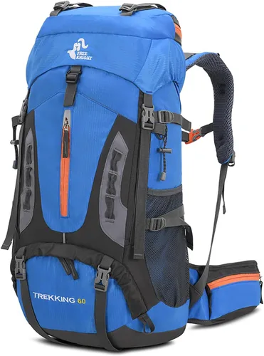 Miniatura 15 de Bseash - Mochila de 60 l para senderismo y campamento con cubierta contra la lluvia, mochila impermeable de gran capacidad para deportes al aire